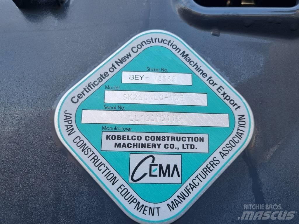 Kobelco SK260NLC Vikšriniai ekskavatoriai
