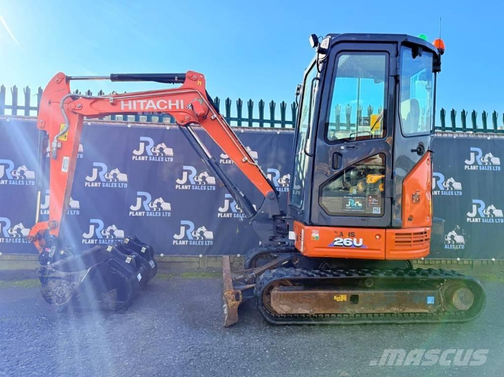 Hitachi ZX 26 U-6 CR Mini ekskavatoriai < 7 t