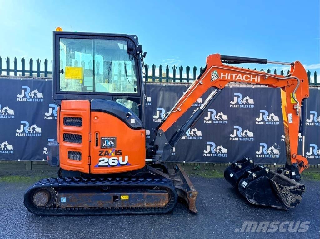 Hitachi ZX 26 U-6 CR Mini ekskavatoriai < 7 t