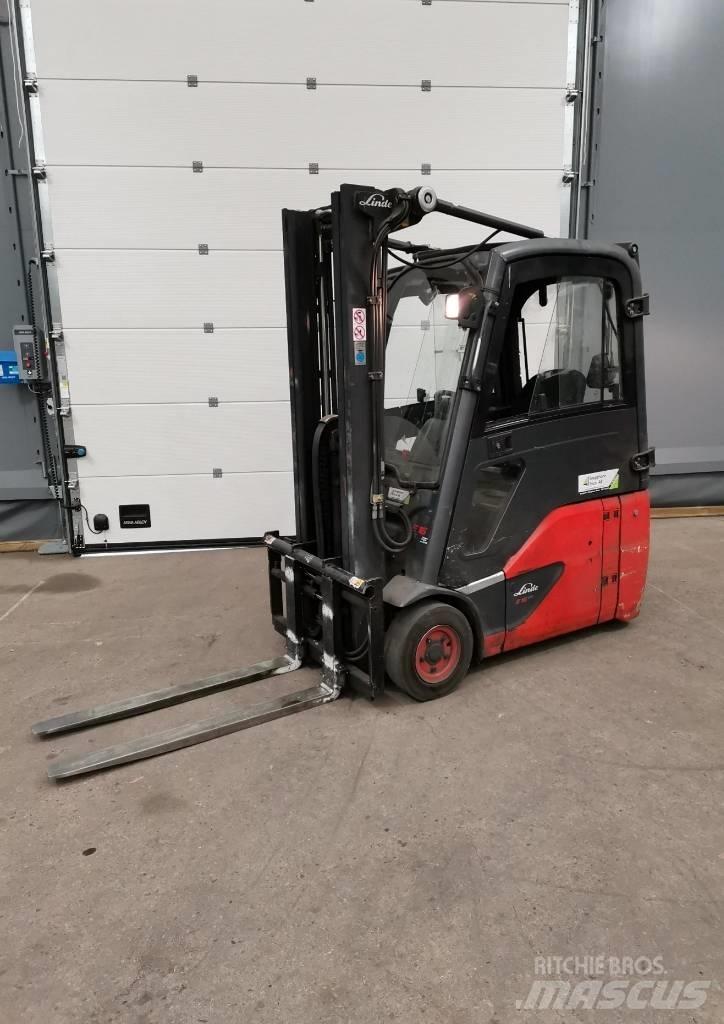 Linde E16-02 Elektriniai šakiniai krautuvai
