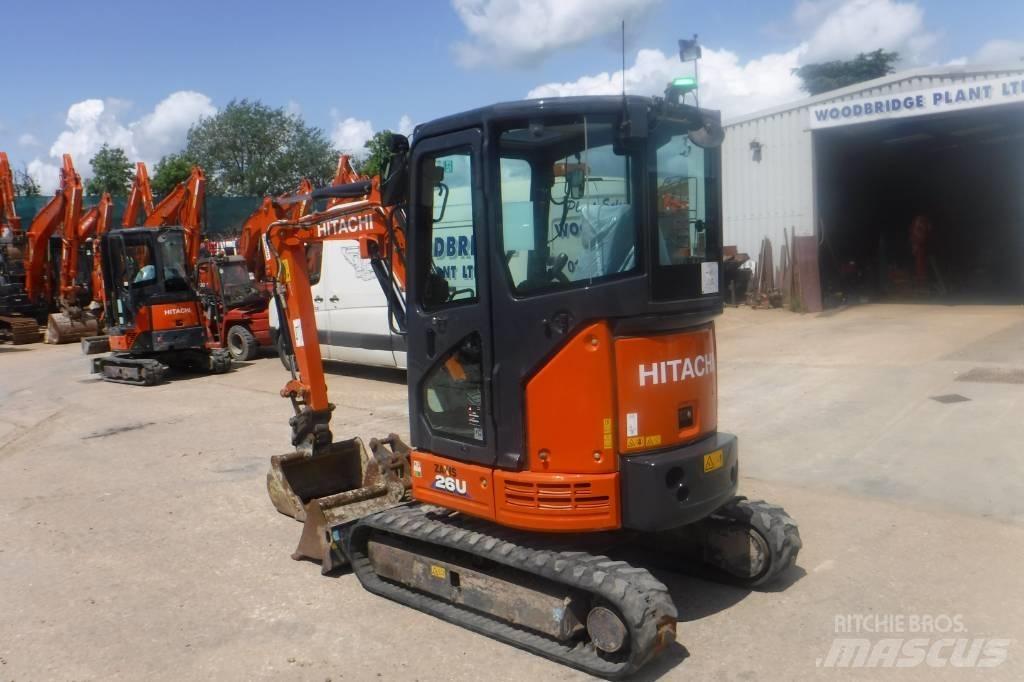 Hitachi ZX 26 U-6 Mini ekskavatoriai < 7 t