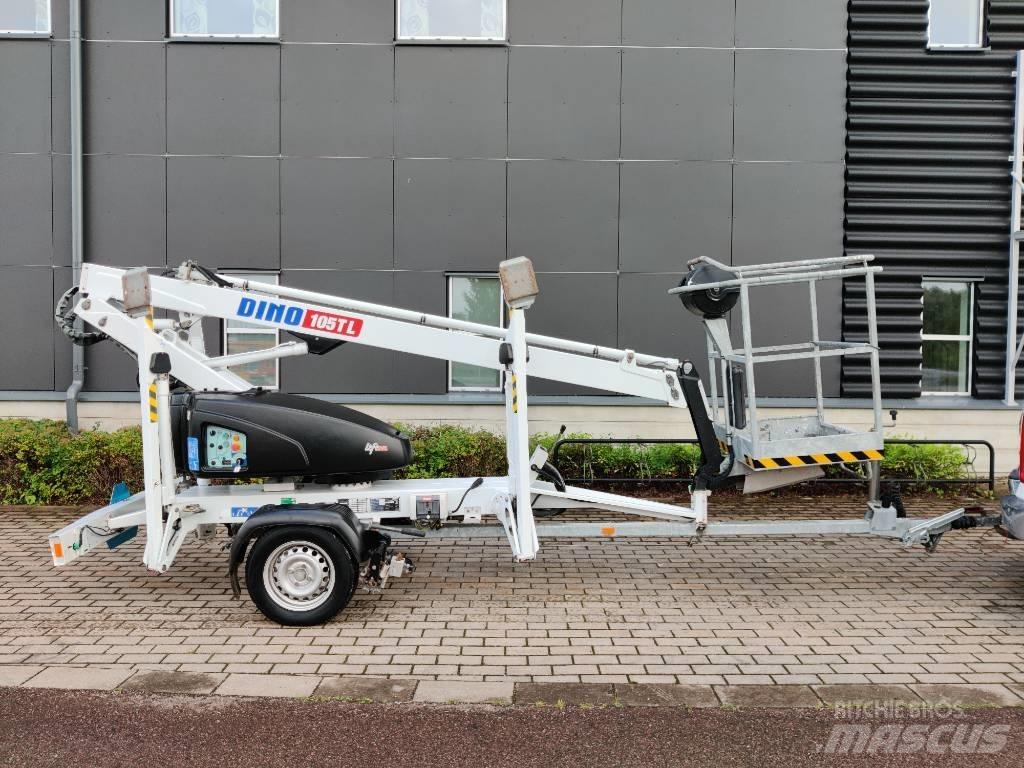 Dino 105 TL Skylift Ant priekabų montuojamos kėlimo platformos