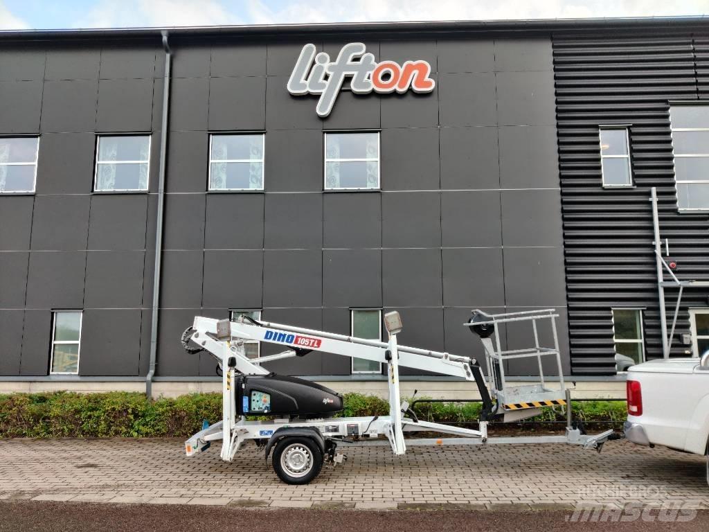 Dino 105 TL Skylift Ant priekabų montuojamos kėlimo platformos