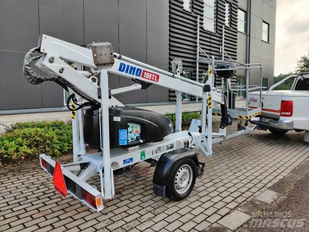 Dino 105 TL Skylift Ant priekabų montuojamos kėlimo platformos