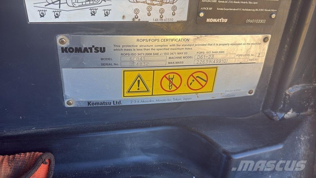 Komatsu D 61 EX-23 Vikšriniai buldozeriai