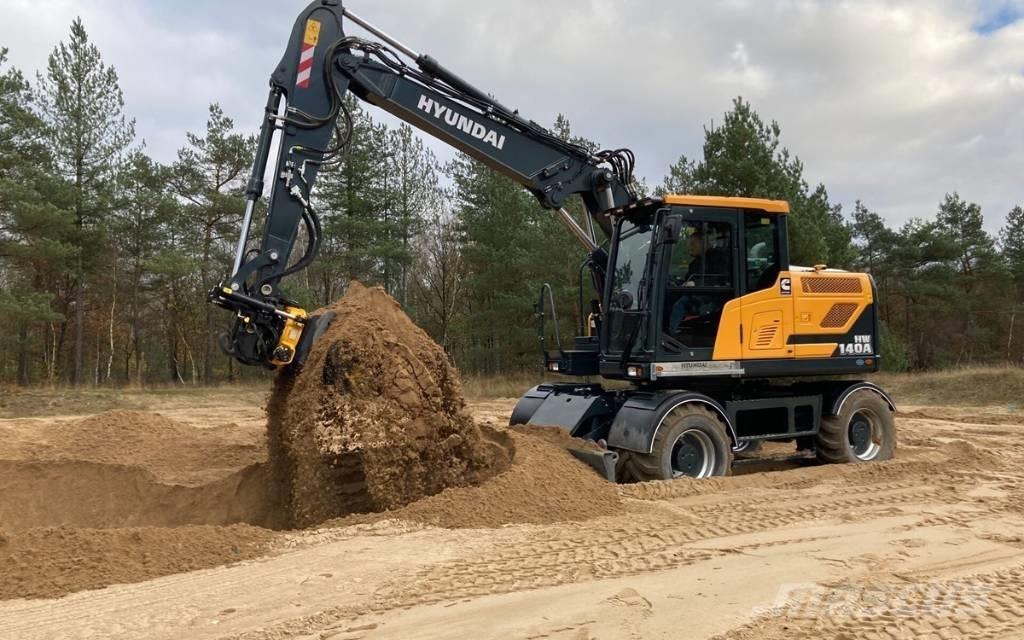 Hyundai HW140A Ratiniai ekskavatoriai