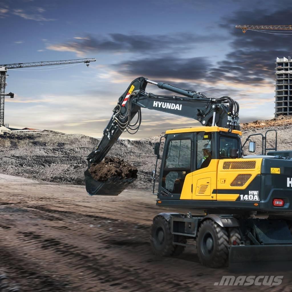 Hyundai HW140A Ratiniai ekskavatoriai