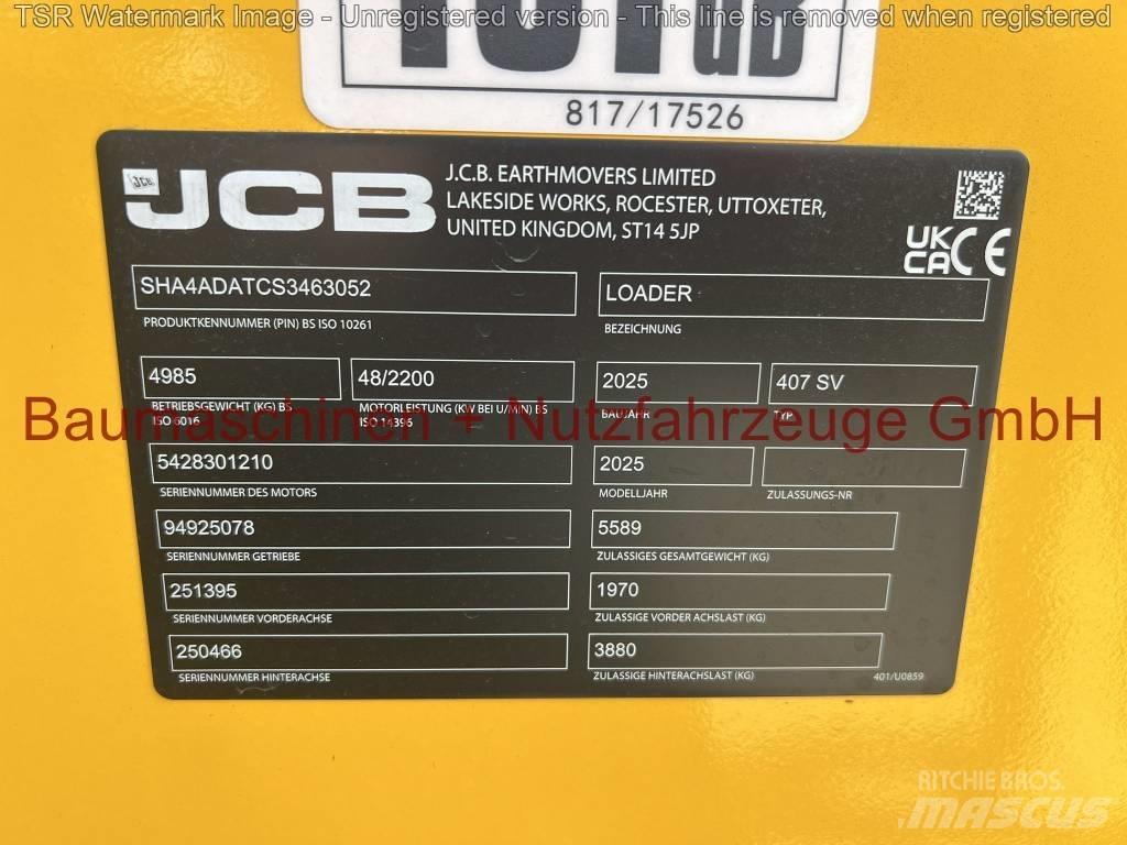JCB 407 Klima -Demo- Naudoti ratiniai krautuvai