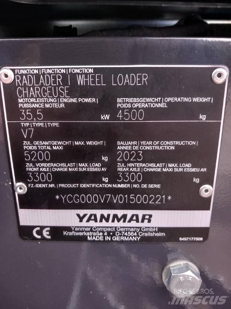 Yanmar V 7 Ekskavatoriniai krautuvai