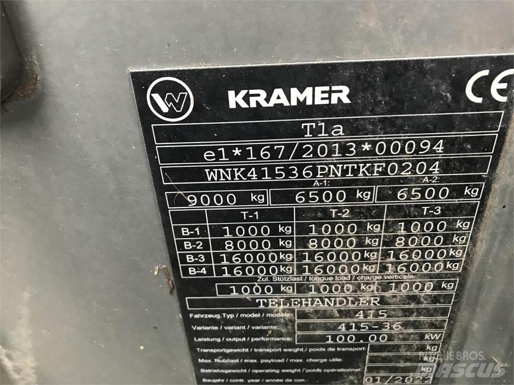 Kramer KT357 Teleskopiniai krautuvai žemės ūkiui
