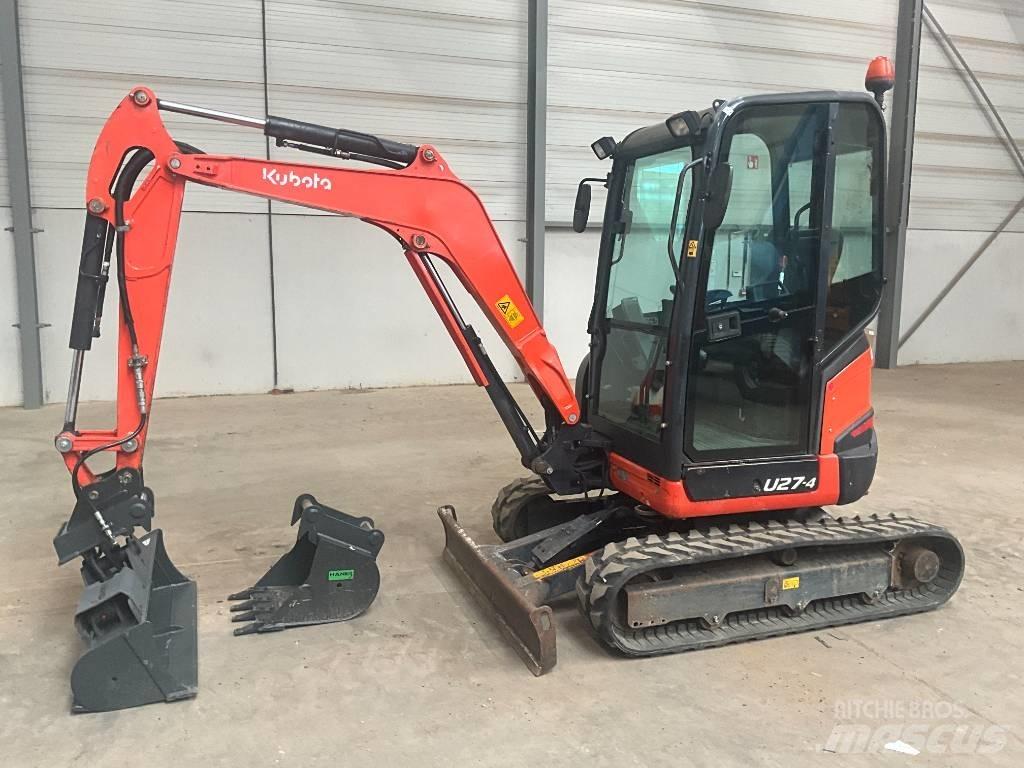 Kubota U 27-4 Mini ekskavatoriai < 7 t
