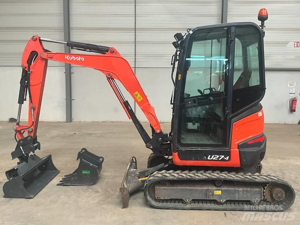 Kubota U 27-4 Mini ekskavatoriai < 7 t