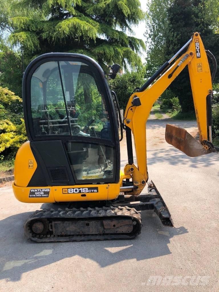 JCB 8018 CTS Mini ekskavatoriai < 7 t