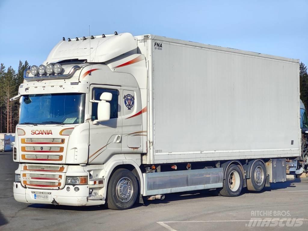 Scania R 500 Sunkvežimiai su dengtu kėbulu