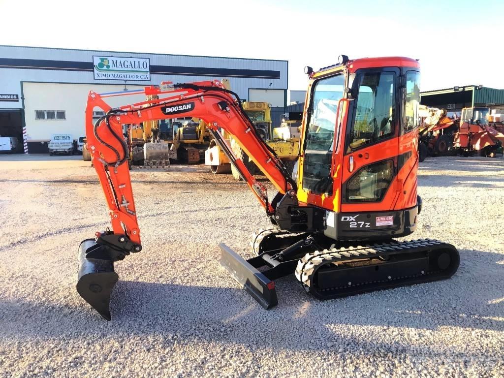 Doosan DX 27 Z Mini ekskavatoriai < 7 t