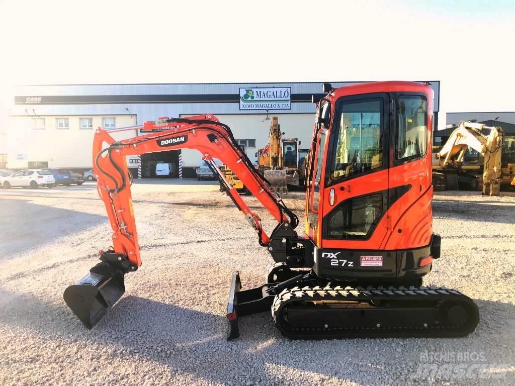 Doosan DX 27 Z Mini ekskavatoriai < 7 t