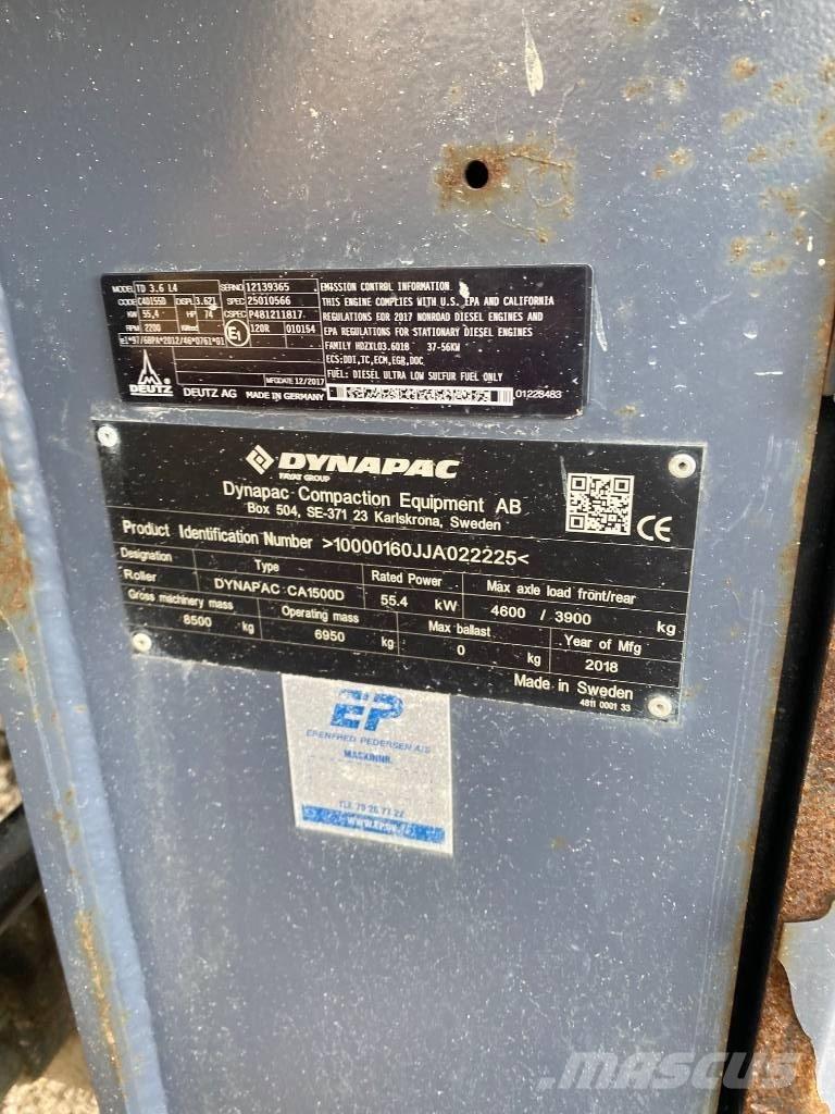 Dynapac CA 1500 D Kiti volai