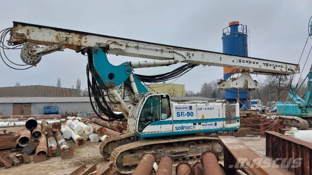 Soilmec SR 90 Polių kalimo technika