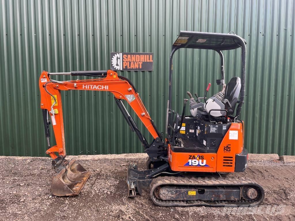Hitachi ZX 19 U-6 Mini ekskavatoriai < 7 t
