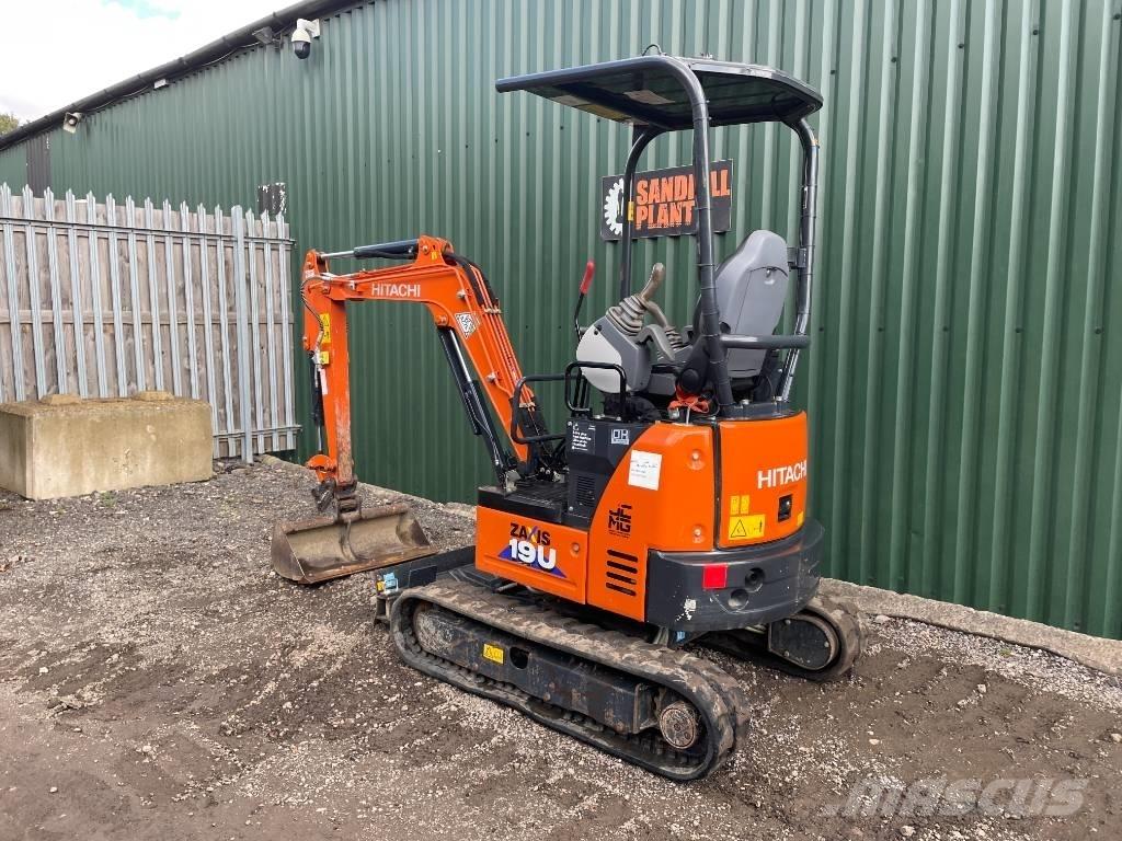 Hitachi ZX 19 U-6 Mini ekskavatoriai < 7 t