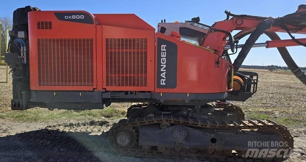 Sandvik Ranger DX800 Tunelių ir požeminės kasybos grąžtai