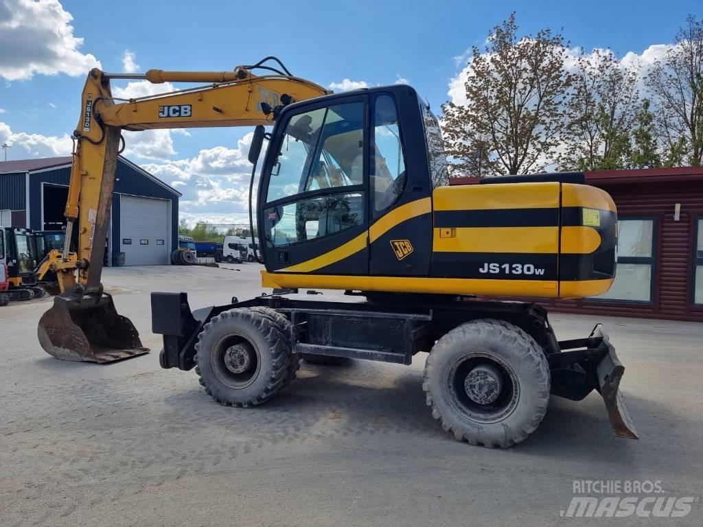 JCB JS 130 W Ratiniai ekskavatoriai