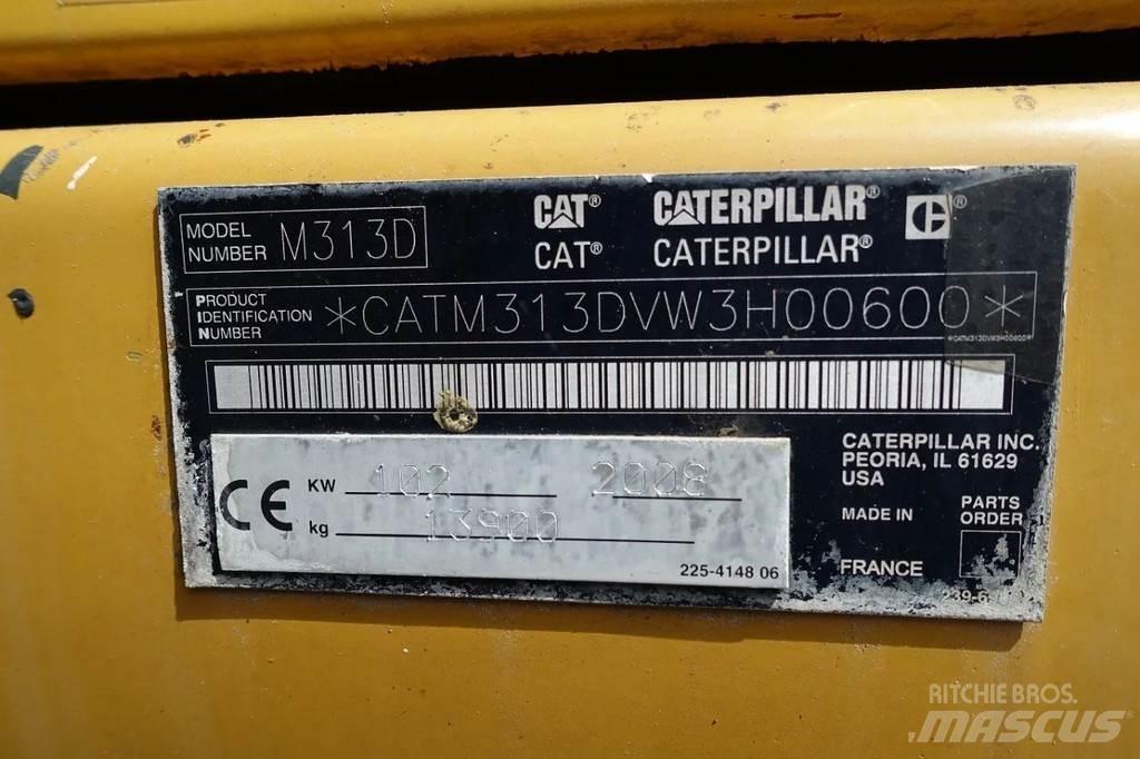 CAT M313 D Ratiniai ekskavatoriai