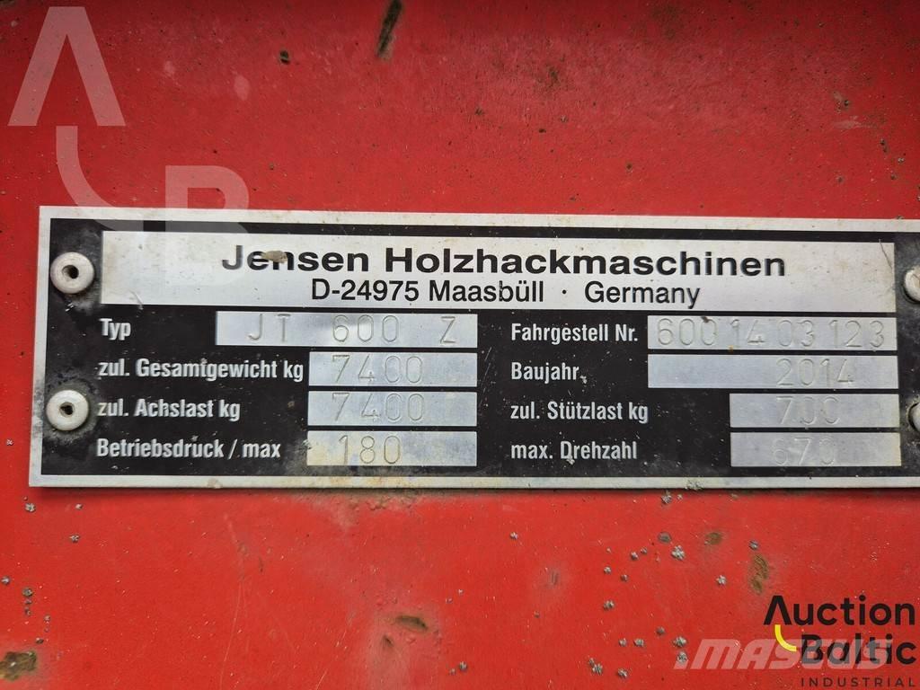 Jensen JT 600 Z Medienos smulkintuvai