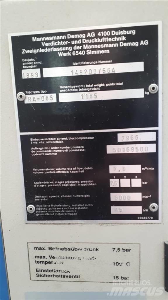 Compair Demag RA085 Kompresoriai