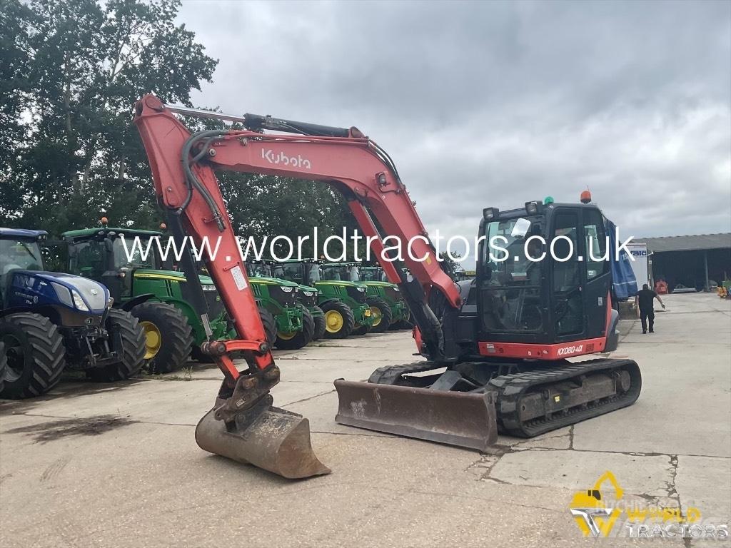 Kubota KX 080-4 Vidutinės galios ekskavatoriai 7-12 t