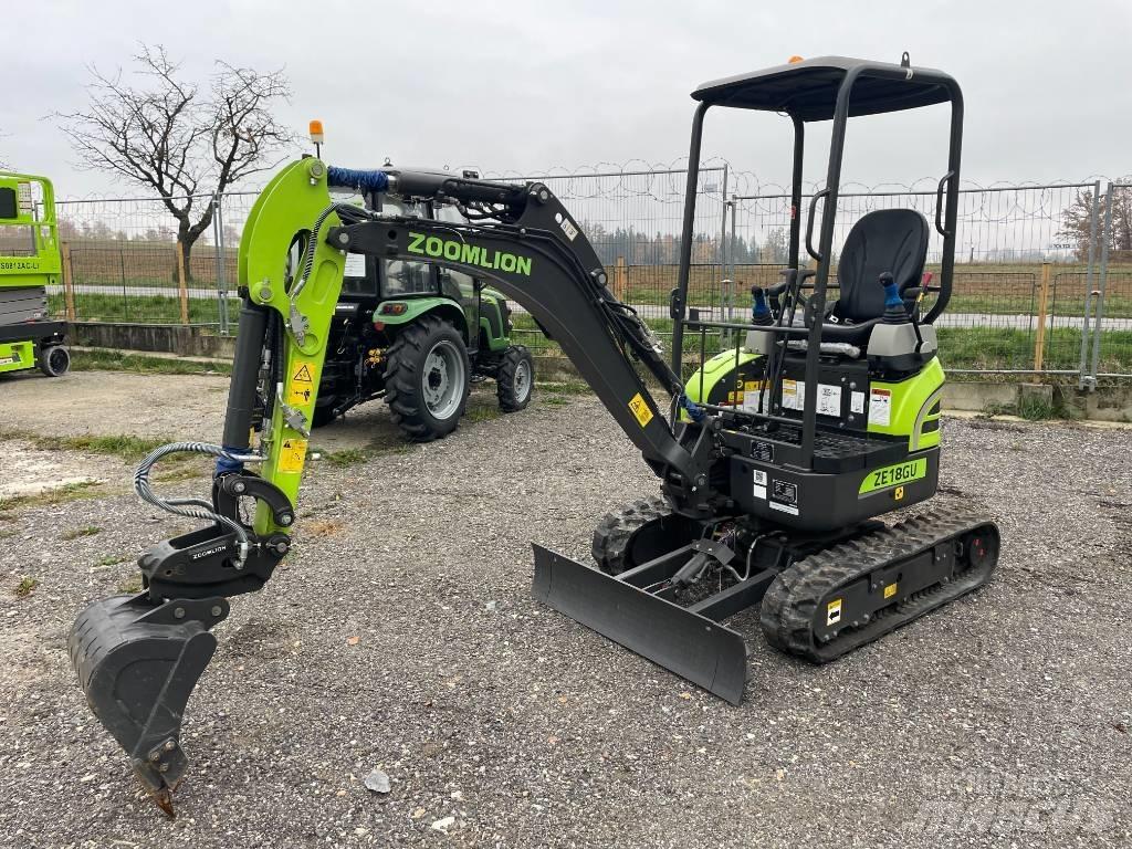 Zoomlion ZE18GU Mini ekskavatoriai < 7 t