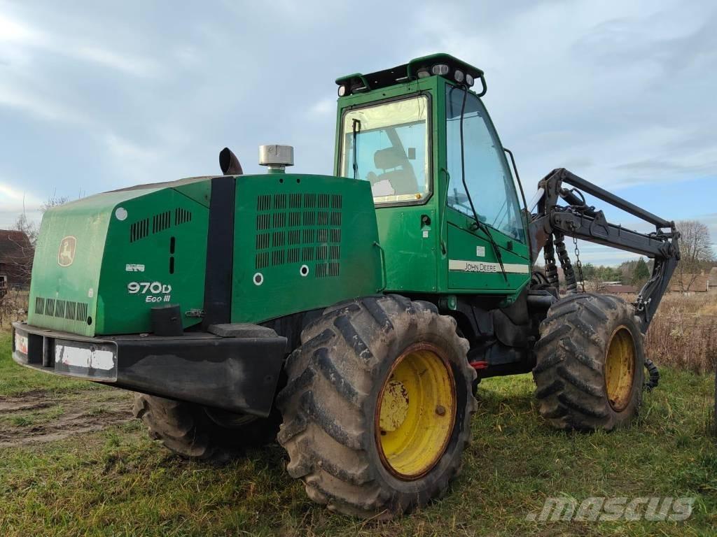 John Deere 970 D Miško technika (Harvesteriai)