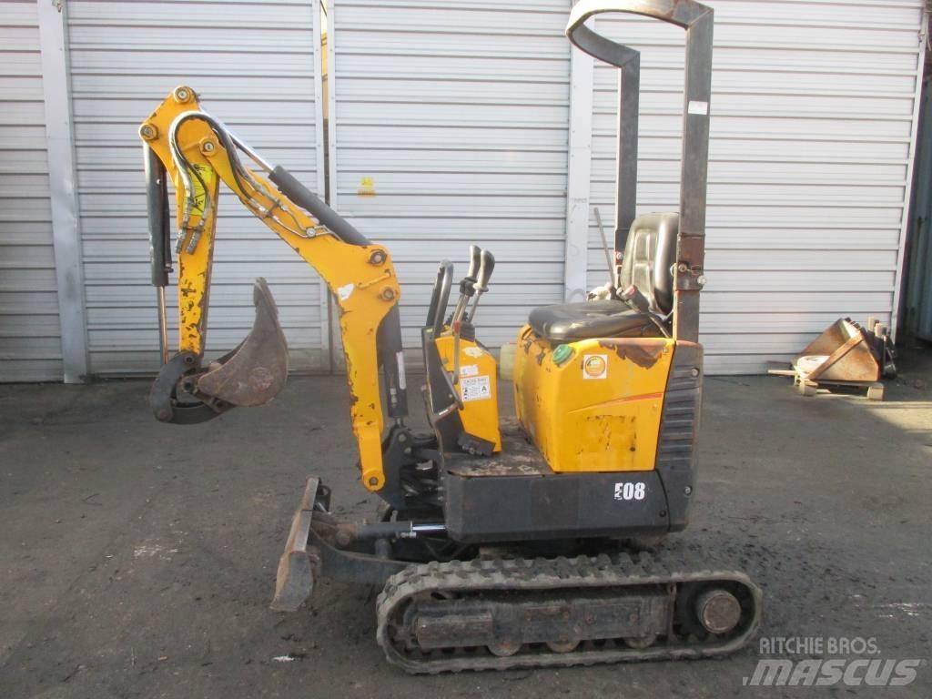 Bobcat E 08 Mini ekskavatoriai < 7 t
