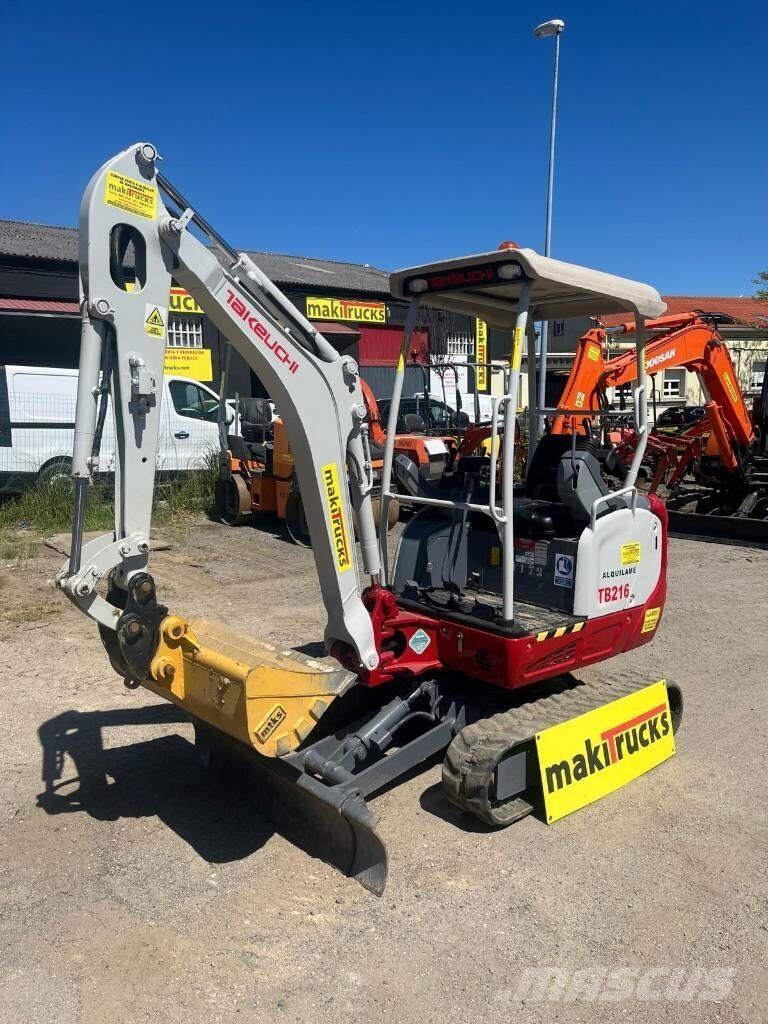 Takeuchi TB216 Mini ekskavatoriai < 7 t