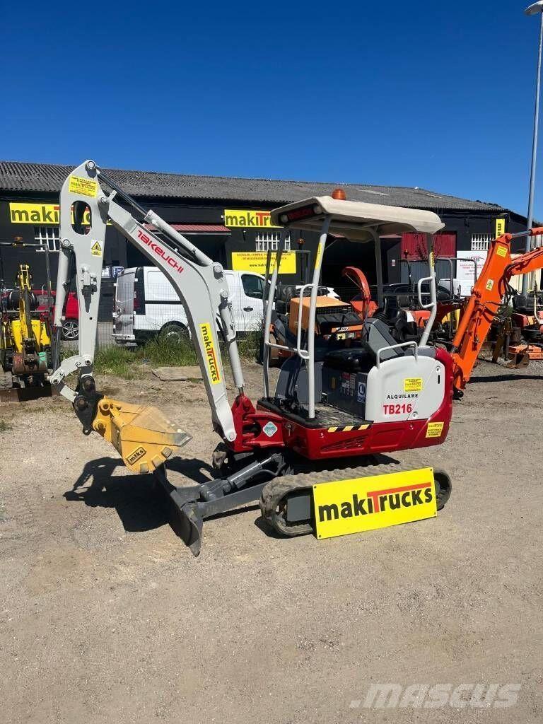 Takeuchi TB216 Mini ekskavatoriai < 7 t