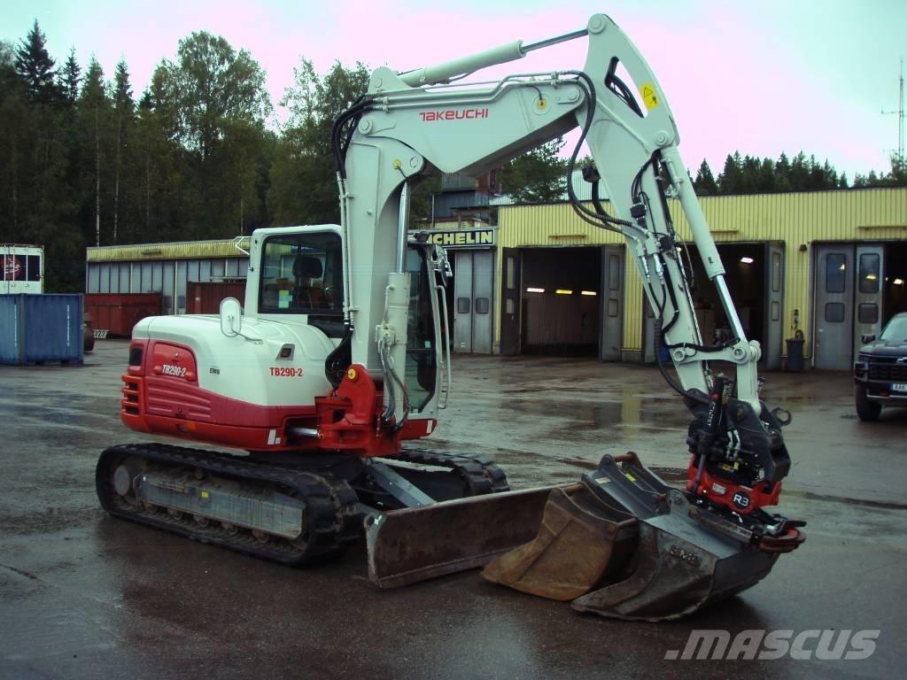Takeuchi TB 290-2 Vidutinės galios ekskavatoriai 7-12 t
