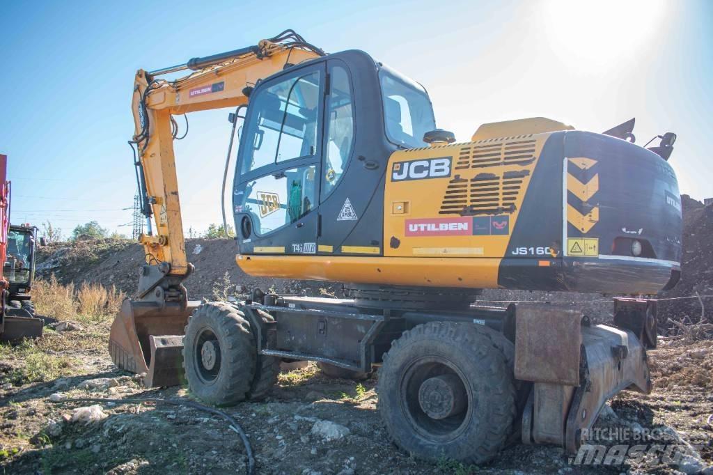 JCB JS160W Ratiniai ekskavatoriai