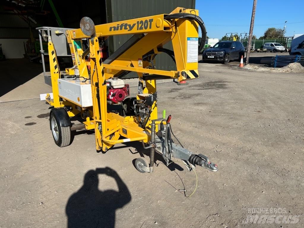 Niftylift 120TPE Ant priekabų montuojamos kėlimo platformos