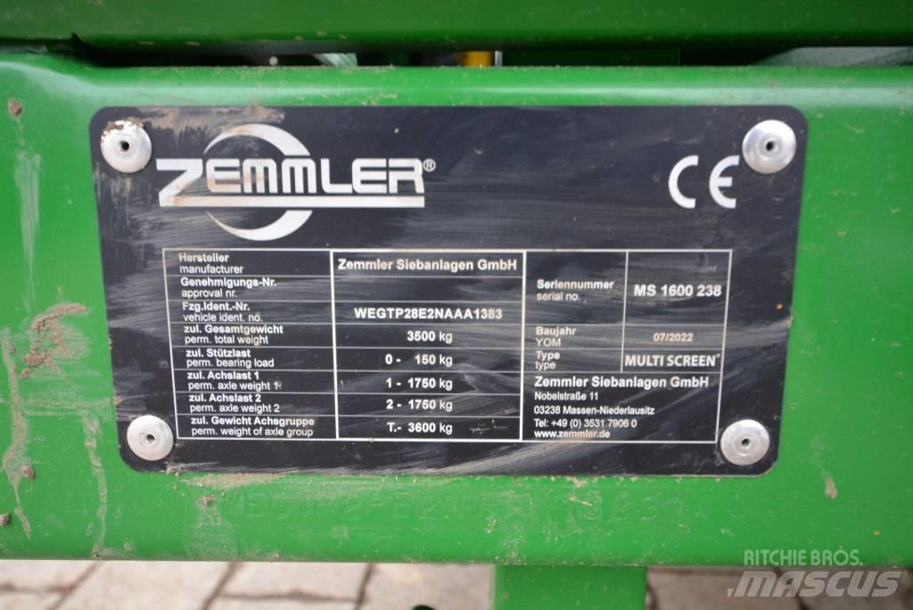 Zemmler MS 1600 Mobilūs sietai
