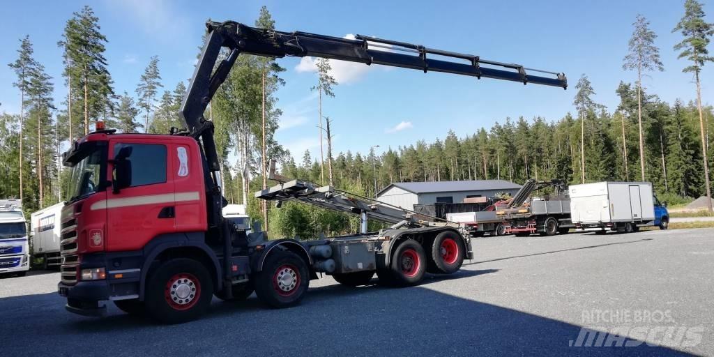 Scania R420 Automobiliniai kranai