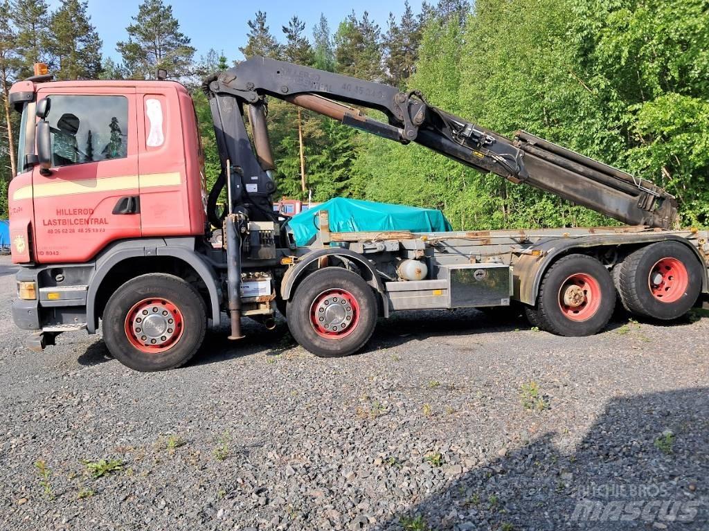 Scania R420 Automobiliniai kranai