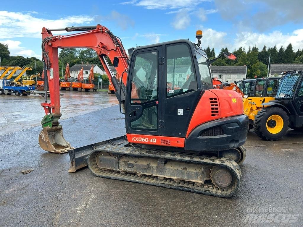 Kubota KX080-4 Vidutinės galios ekskavatoriai 7-12 t