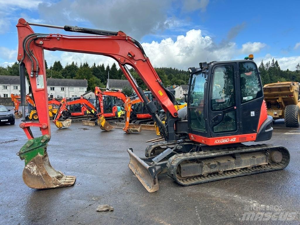 Kubota KX080-4 Vidutinės galios ekskavatoriai 7-12 t
