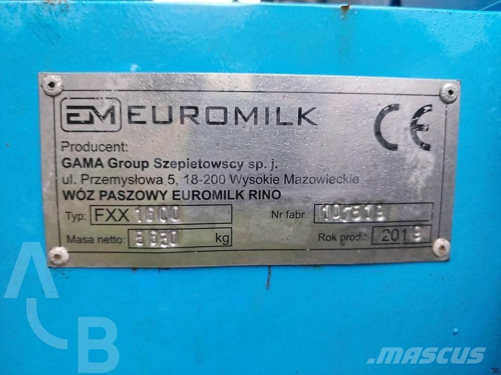  EUROMILK FXX 1600 Pašarų maišytuvai-dalytuvai