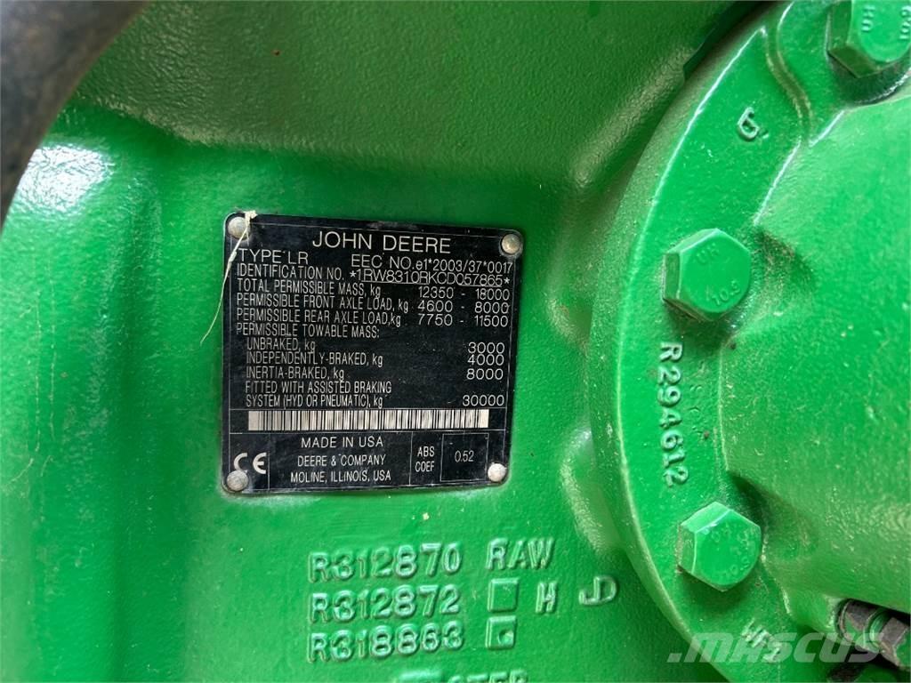 John Deere 8310R Traktoriai