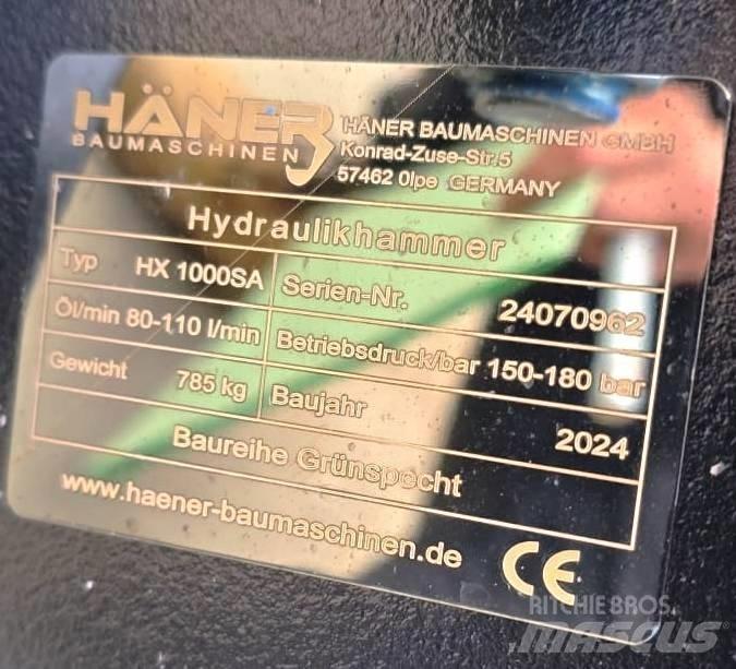 Häner HX1000SA Hidrauliniai kūjai / Trupintuvai