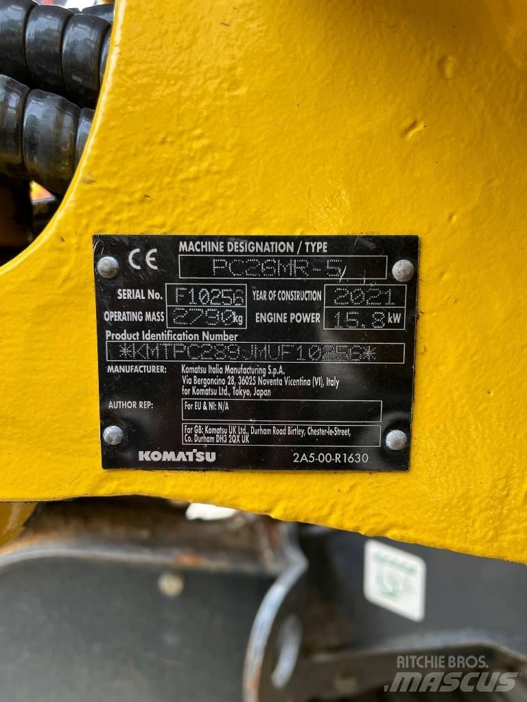Komatsu PC26MR-5 Mini ekskavatoriai < 7 t