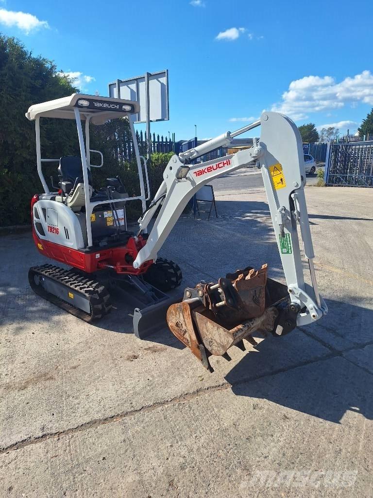 Takeuchi TB 216 Mini ekskavatoriai < 7 t