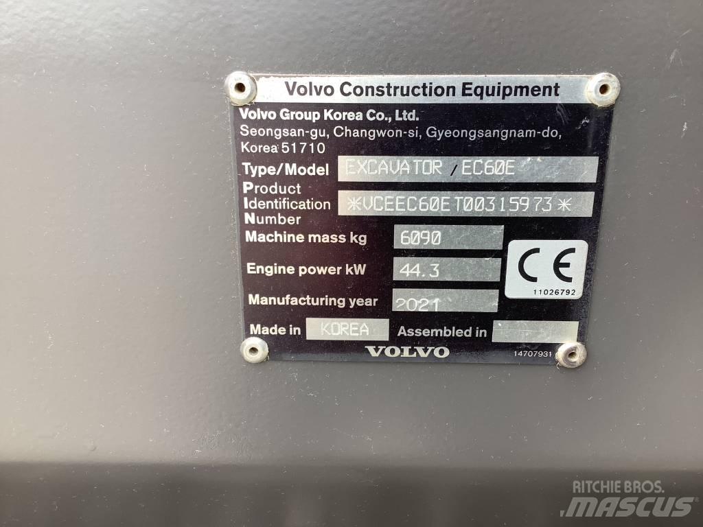 Volvo EC 60 E Vikšriniai ekskavatoriai