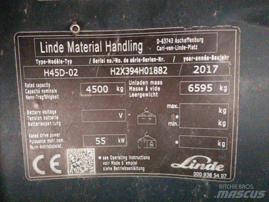 Linde H45D-02 Dyzeliniai krautuvai